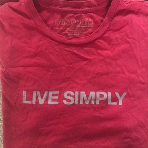 Red Patagonia t-shirt